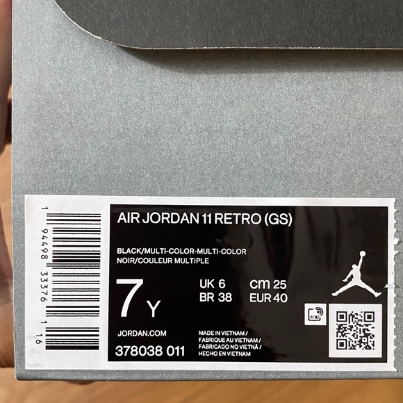 Air Jordan 11 Retro (GS) Size 7 Brand New In Box - Picture 11 of 11